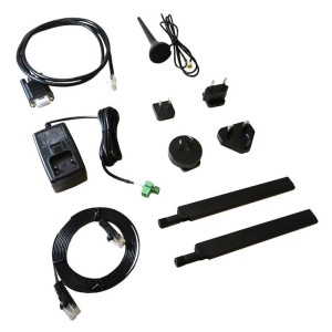 Digi 76002107 IX15 Accessory Kit, 3 antennas, power supply, Cat 6 patch cable, RJ45/DB09F cable